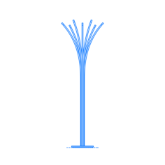 Furniture Floor Lamps Ikea Hovnas Floor Lamp Stencil Svg Vector, Free Vectors File